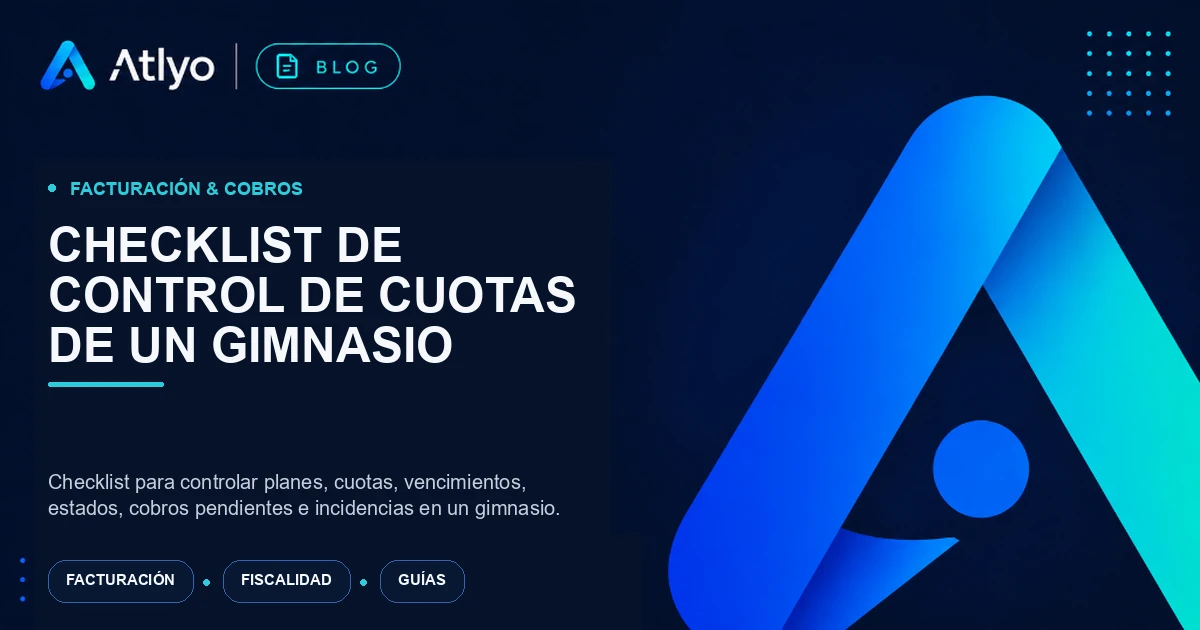 Checklist de control de cuotas de un gimnasio