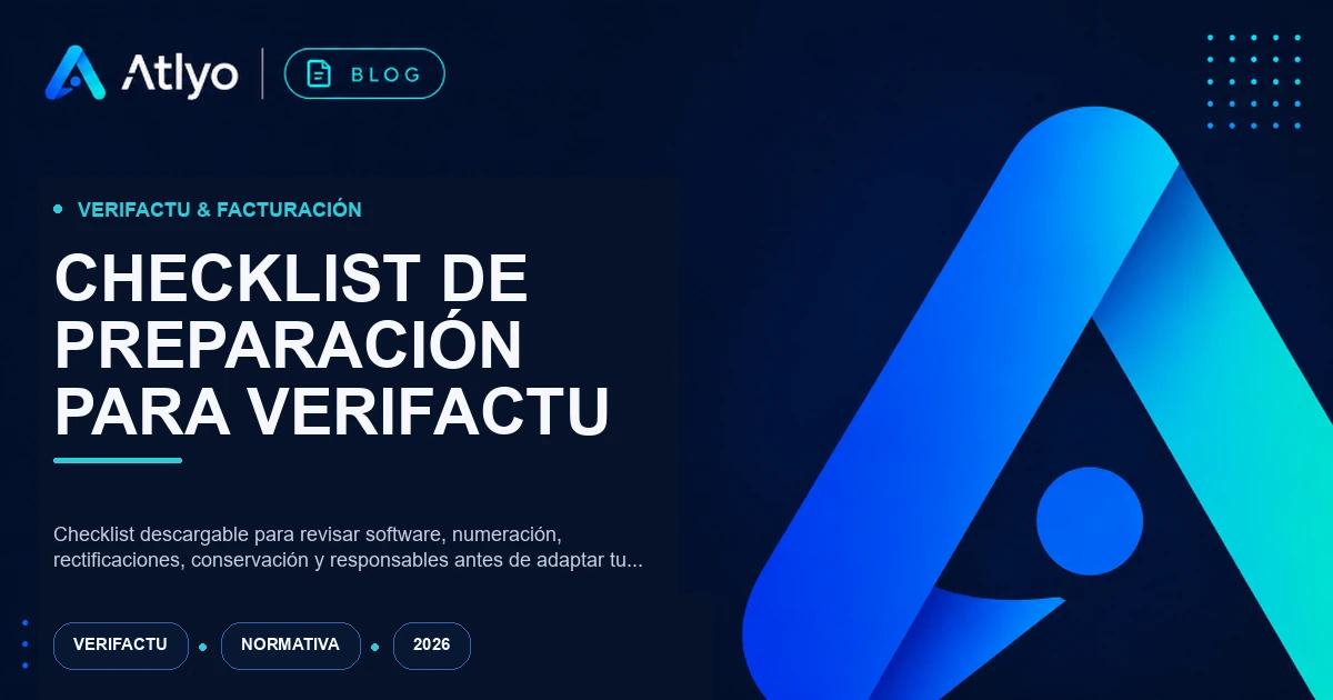 Checklist de preparación para Verifactu
