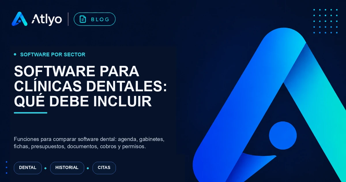 Software para clínicas dentales: qué debe incluir