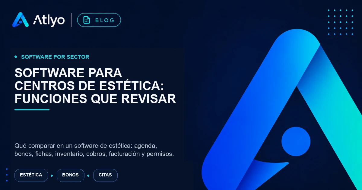 Software para centros de estética: funciones que revisar